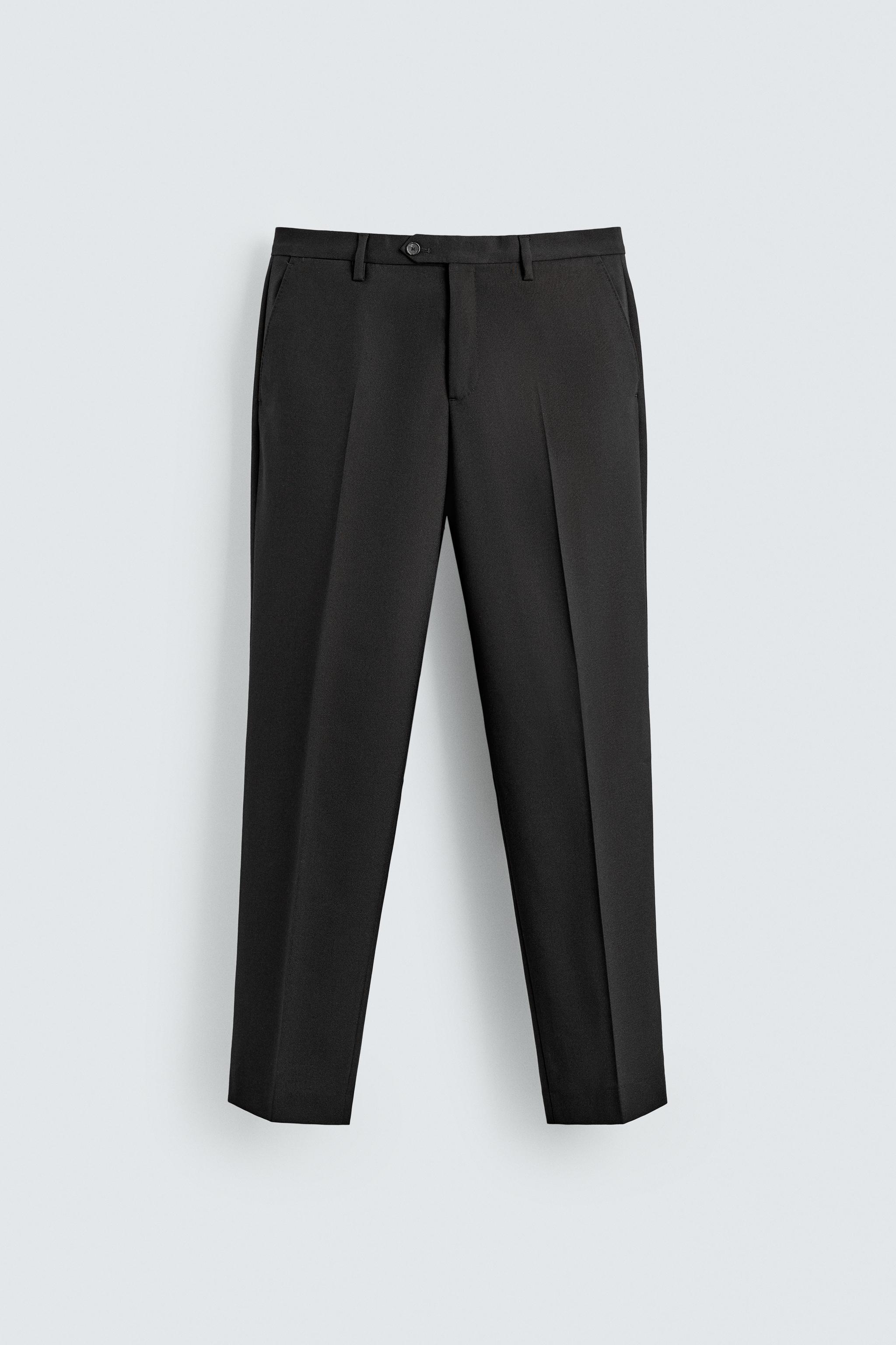 100% WOOL SUIT PANTS